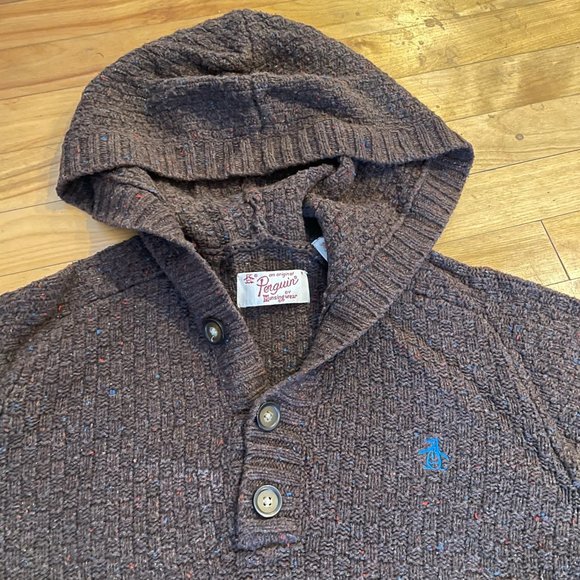 Tweed Brown Hoodie - Picture 5 of 5
